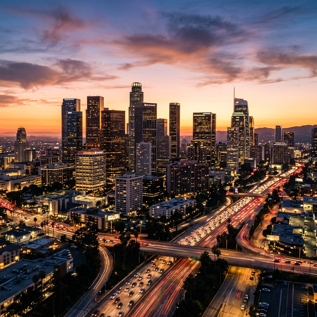 Los Angeles Skyline — M and M Law Group